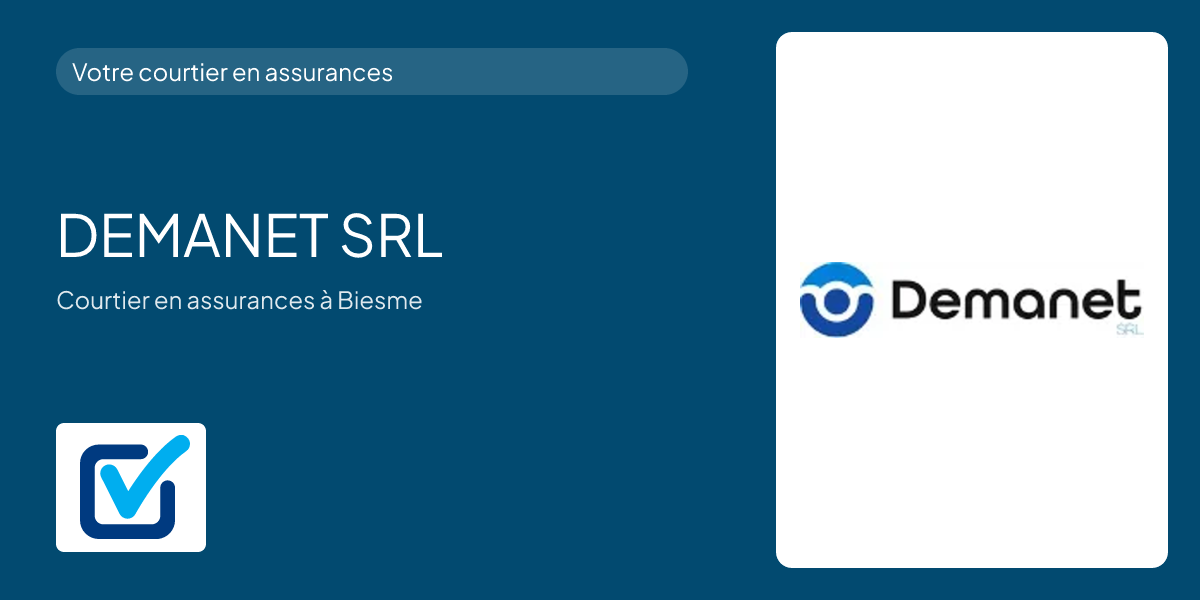 DEMANET SRL - Courtier assurances à Biesme | Votre courtier